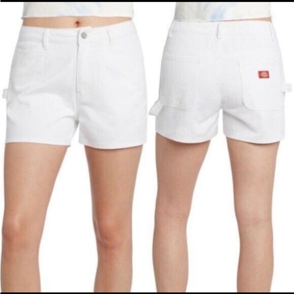 Dickie’s Carpenter Short White High Rise NWT Junior size 13/31